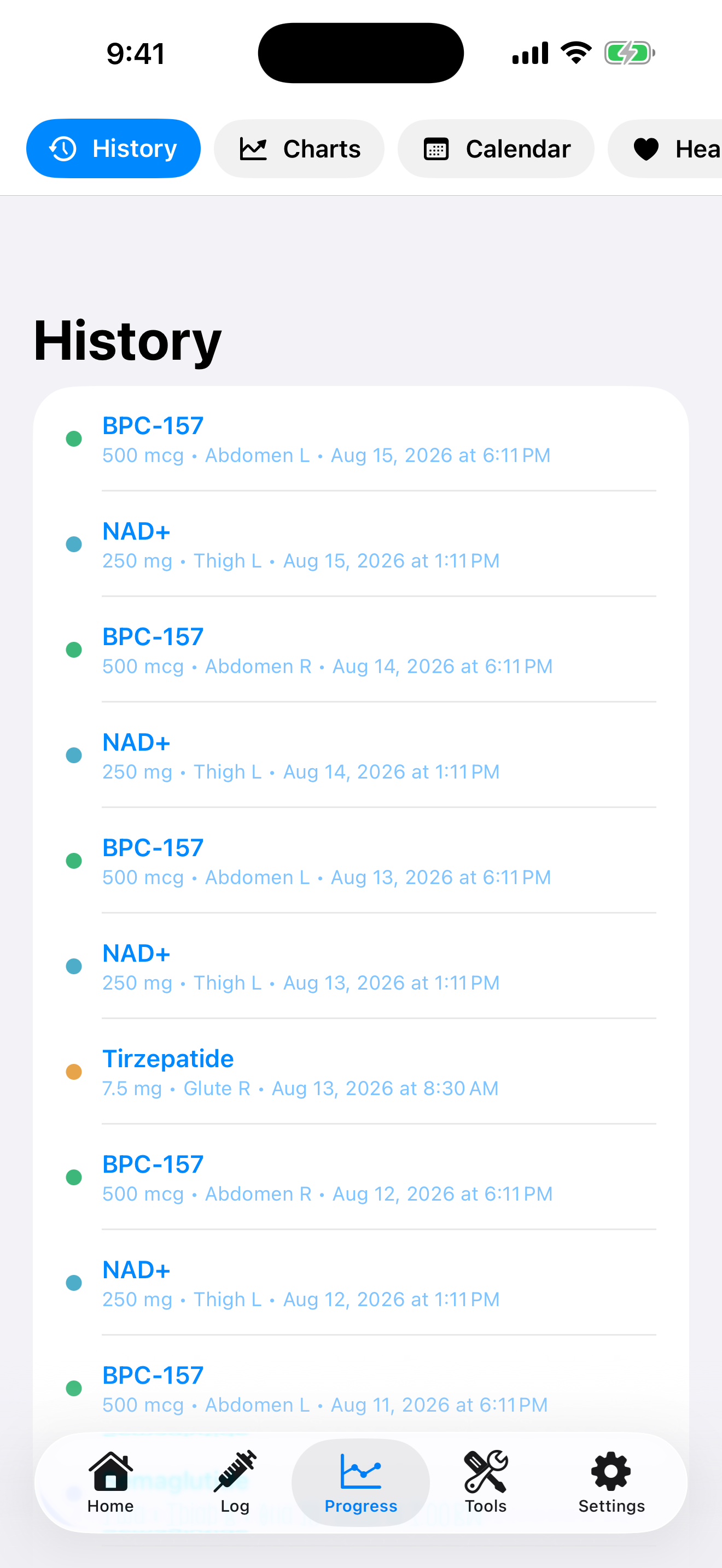 Pineapple Peps iPhone injection history